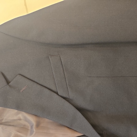 VTG 100% Virgin Wool Single Breasted Classic Navy Blazer Sports Jacket Size 46R - Picture 6 of 12